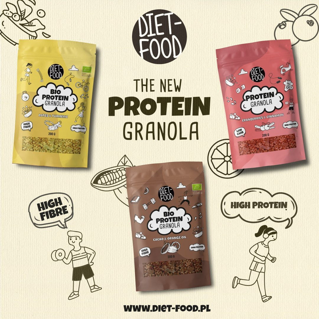 Bio Granola Protein Dates with Turmeric 200 g-2