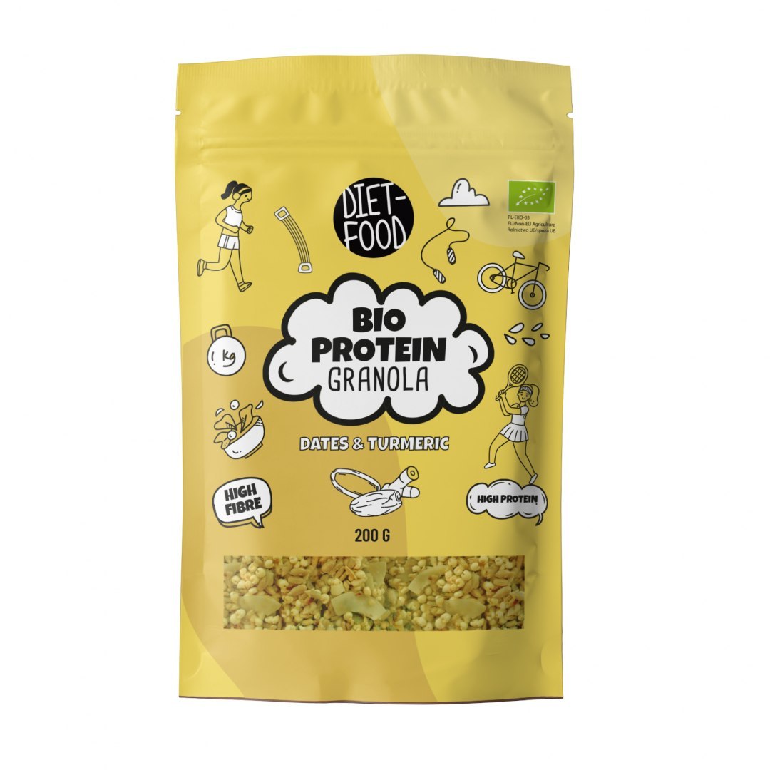 Bio Granola Protein Dates with Turmeric 200 g-0